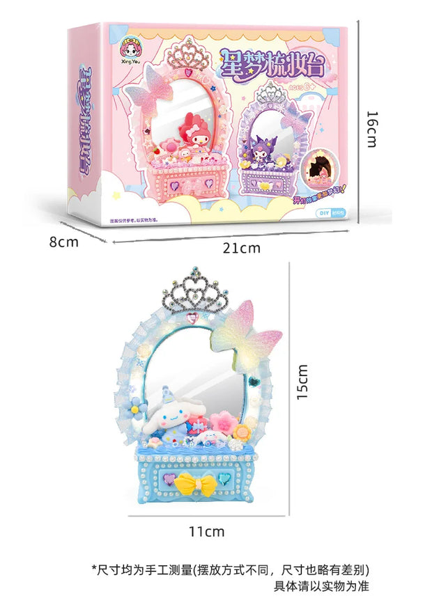 Hello Kitty Kuromi My Melody DIY Night Light with Storage