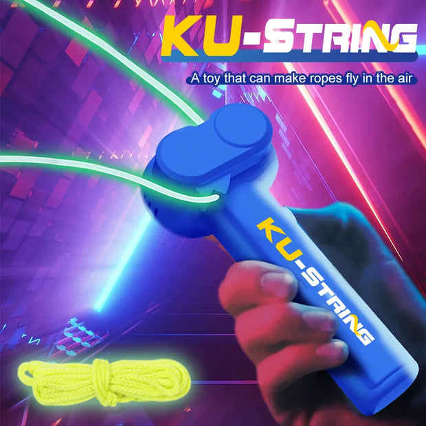 Glow-in-the-Dark String Launcher Toy