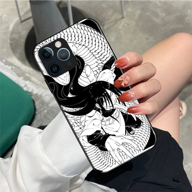 Anime Soft Case for iPhone 16 15 14 13 7 8 Pro Max Mini Plus