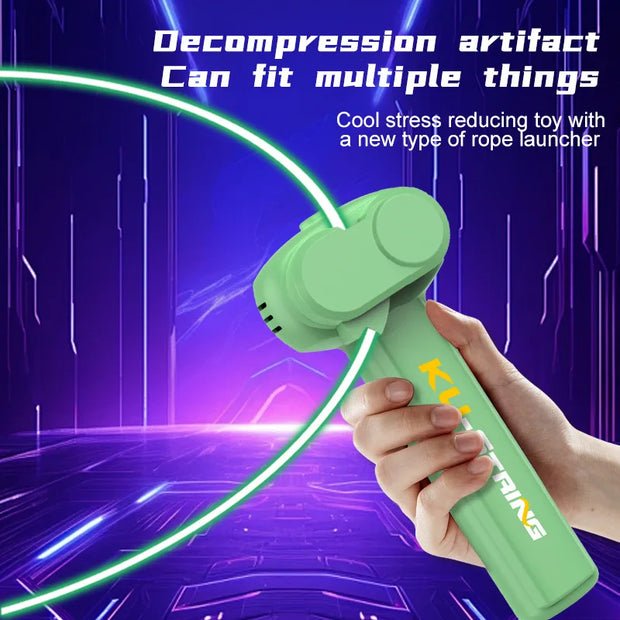 Glow-in-the-Dark String Launcher Toy