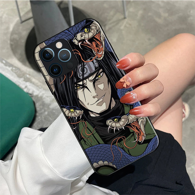 Anime Soft Case for iPhone 16 15 14 13 7 8 Pro Max Mini Plus