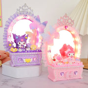 Hello Kitty Kuromi My Melody DIY Night Light with Storage