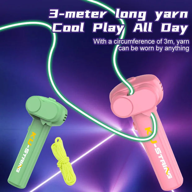 Glow-in-the-Dark String Launcher Toy