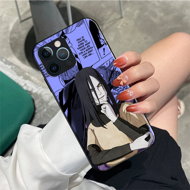 Anime Soft Case for iPhone 16 15 14 13 7 8 Pro Max Mini Plus