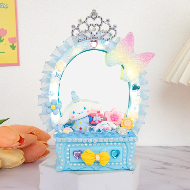 Hello Kitty Kuromi My Melody DIY Night Light with Storage